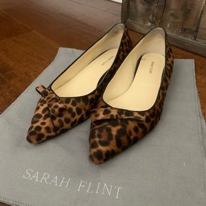 Pre-worn a few times.Sarah Flint Natalie Pumps, Chocolate Leopard Calf Size 39.5